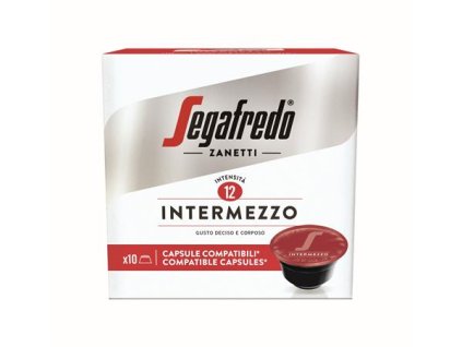 Kávové kapsule, kompatibilné s Dolce Gusto, 10 ks, SEGAFREDO "Intermezzo"