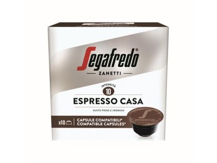 Kávové kapsula, kompatibilné s Dolce Gusto, 10 ks, SEGAFREDO "Espresso Casa"