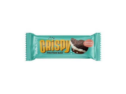Proteínová tyčinka, bezlepková, 40g, BIOTECH USA, "Crispy" kakaová