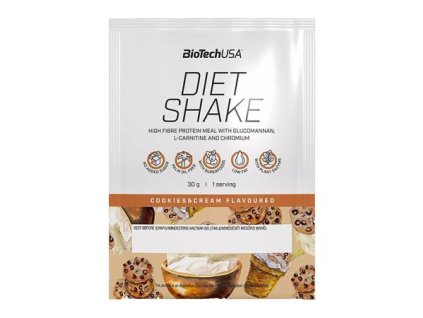 Srvátkový nápoj v prášku, 30g, BIOTECH USA "Diet Shake", cookies&cream
