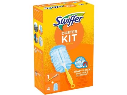 Súprava na čistenie prachu, 1 rukoväť + 4 hlavice,  SWIFFER "Duster"
