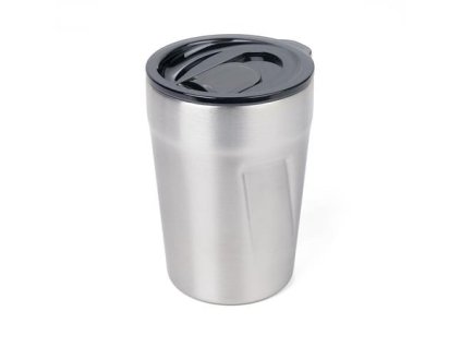Termohrnček, 300 ml, z nerezovej ocele, TROIKA "Cup-uccino", strieborný