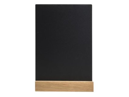 Tabuľa popisovateľná kriedou, vertikálna, A5, menu, čierna