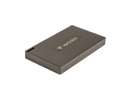 SSD (externá pamäť), 512GB, USB-C 3.2 Gen2, VERBATIM "Metal Mini SSD", čierna