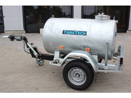 Príves ECIM cisternový 1000l 1300kg, výškovo nastaviteľné oje