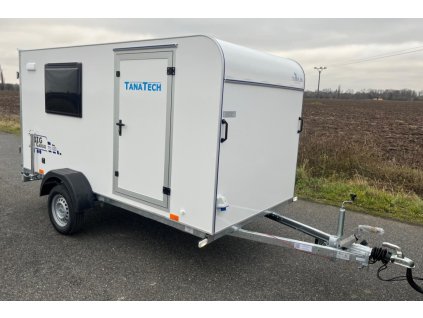 Skriňový príves Tomplan TFS 320.00 1300kg, okno, dvere 320x150x180cm
