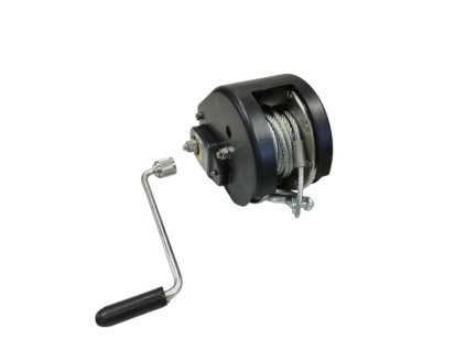 Ručný navijak 4100kg lano 10mx7mm s hákom automatická brzda
