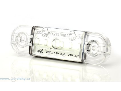 Pozičné svietidlo W97.2 biela LED