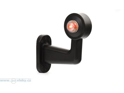 Obrysové svetlo lomené - tykadlo čb LED 135 - pravé