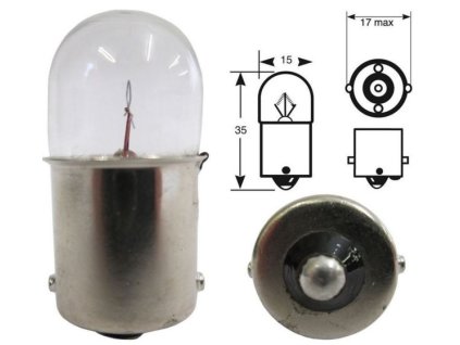 Autožiarovka 12V R5W BA15s