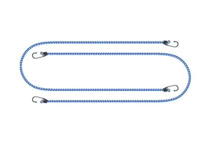 Napínacie gumolano s háčikmi 80cm x 8mm 2ks