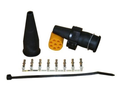 Konektor ASPOCK 8pin žltý