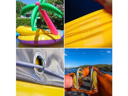 Viacúčelová opravná páska PVC / Vinyl 2ks 14x7,6cm