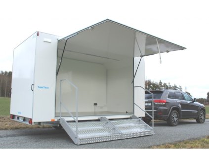 Príves Tomplan TWSP 420T.00 2700kg 420x220cm. Výstavný skriňový stánok.