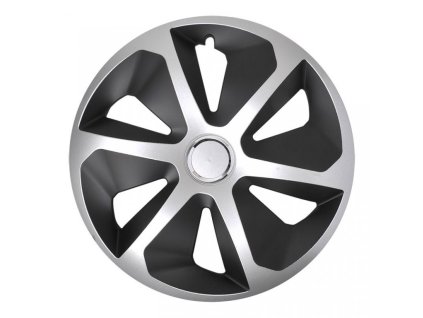 Kryt disku kolesa prívesu 13" strieborno čierny