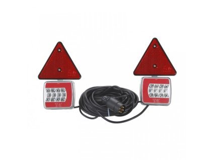 Predlžovací svetelná sada magnet LED 12V, 7,5m, trojuholník