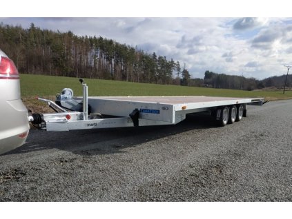 Príves Martz GT 500/3 Plato 3500kg 3-nápravový na autá