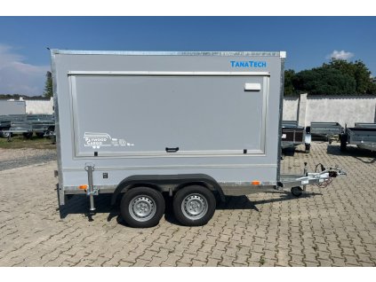 Skriňový príves Tomplan TFD 300.00 2000kg 300x150x180cm 2x bočná klapka