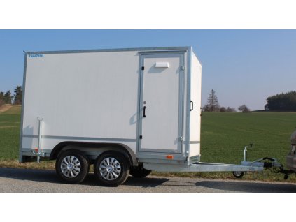 Príves Tomplan preglejkový TFD 300.01 2000kg rampa+dvere
