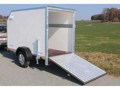 Príves Tomplan preglejkový skriňový TFDS 250.01 1300kg rampa