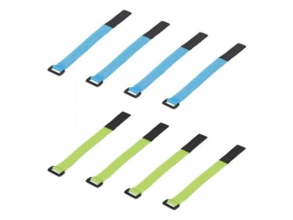 Viazacie pásky na suchý zips 8ks 16cm