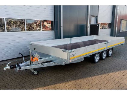 Autoprepravník Eduard Multi 5020 bočnice 30cm 3 nápravy 3500kg, nájazdy