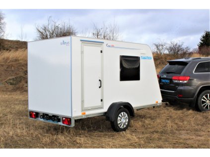 Príves skriňový TFS 320S.00 320x150x150 750kg okná+dvere zadná plná stena
