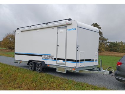 Príves skriňový Tomplan TFS 550.01 2700kg Speed ??caravan vr. zadné rampy