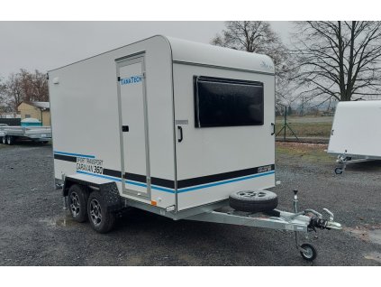 Príves Tomplan TFS 360.01 SC 2000kg rampa+dvere+alu kolesá+okno