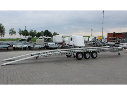 Príves Wiola L35G85 autoprepravník 8,5m 3500kg na prepravu 2 automobilov