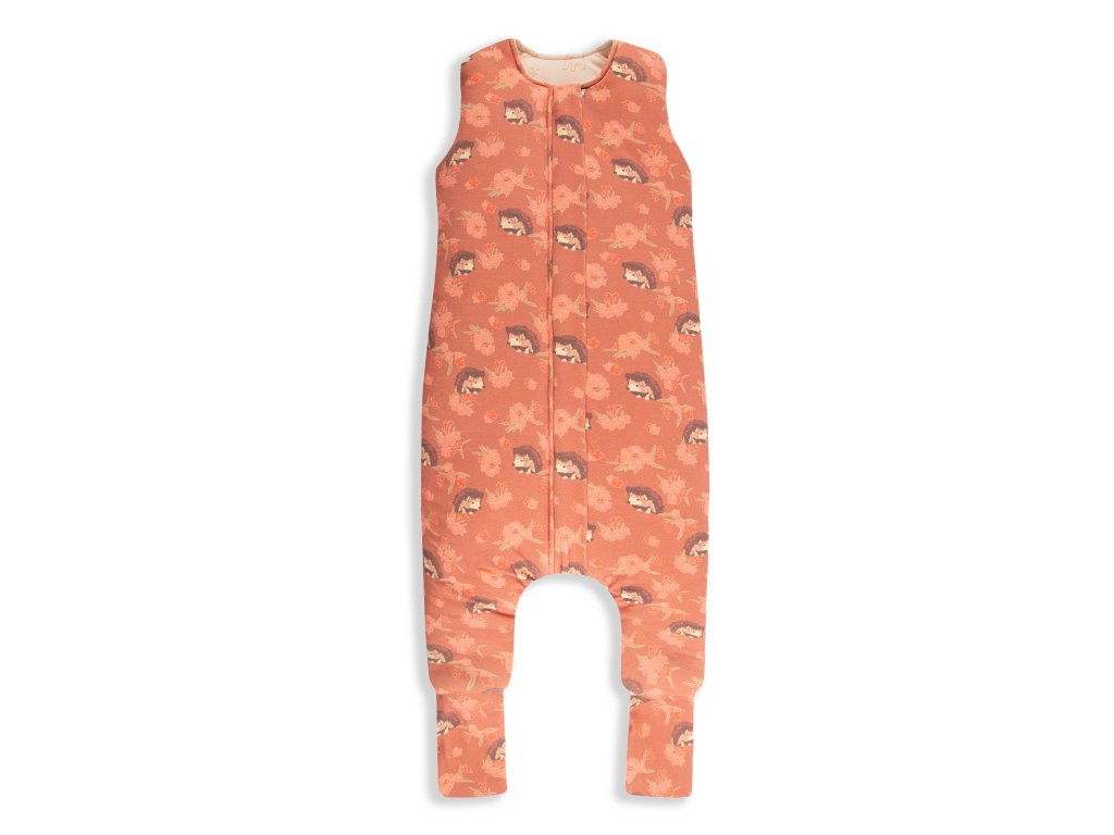 Celoroční spací pytel s nohavicemi Sleepee Vintage Animals Amaranth/Cream M