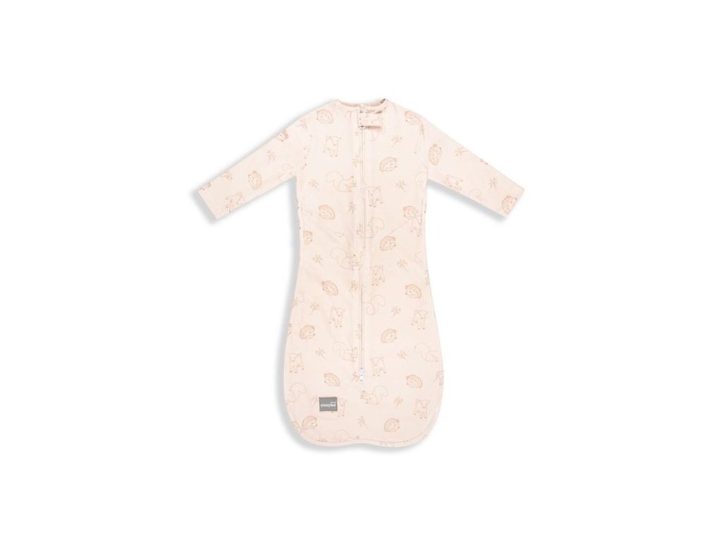 Spací pytel pro miminko Sleepee Third Step Swaddle Vintage Animals Cream