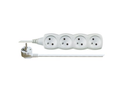 Prodlužovací kabel P0413 4 zásuvky 3m bílý