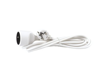 Prodlužovací kabel P0113 1 zásuvka 3m bílý