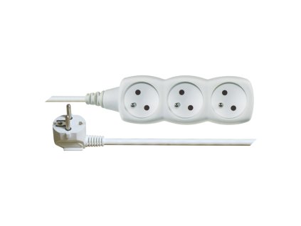 Prodlužovací kabel P0317 3 zásuvky 7m bílý