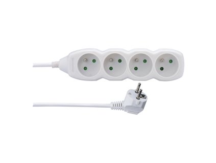 Prodlužovací kabel P0411 4 zásuvky 1,5m bílý