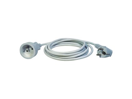 Prodlužovací kabel P0111 1 zásuvka 1,5m bílý