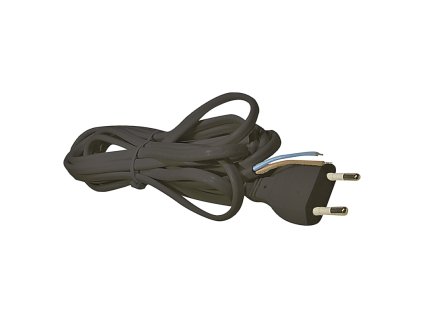 Flexo šňůra 2x0,75mm 5m H03VVH2-F černá