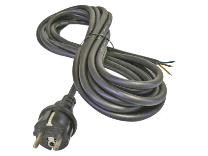 Flexo šňůra 3x2,5mm guma 3m černá