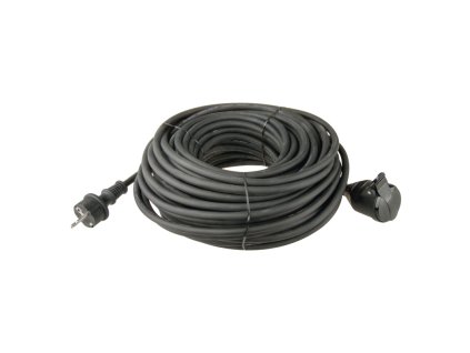 Prodlužovací kabel P01730 1 zásuvka 30m 3x1,5mm guma černý