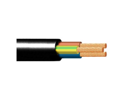 kabel H05VV-F CYSY 3x1 černá