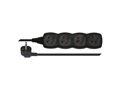 Prodlužovací kabel PC0413 4 zásuvky 3m černý