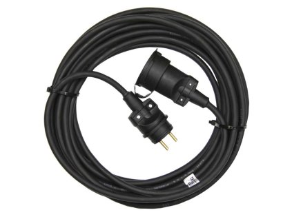 Prodlužovací kabel PM0502 1 zásuvka 15m 3x1,5mm guma černý EMOS