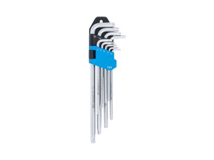 Klíče TORX T-profil T10-T50 extra dlouhé sada 9ks BGS