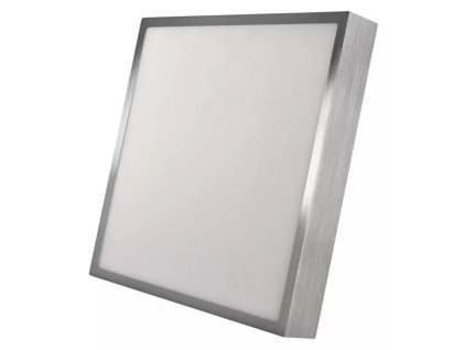 LED přisazené svítidlo NEXXO čtverec 28,5W stříbrné se změnou CCT