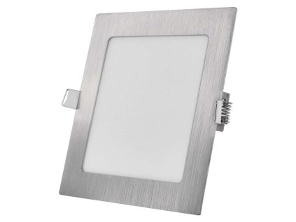 LED vestavné svítidlo NEXXO čtverec 12,5W stříbrné se změnou CCT