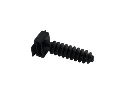držák vázacích pásek do 9mm na díru 8mm černý