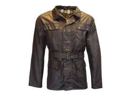 grafton wax jacket black 1