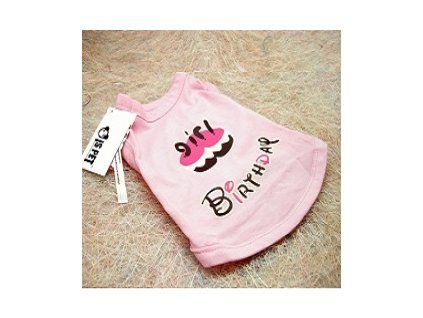 Tricko pro psa birthday75