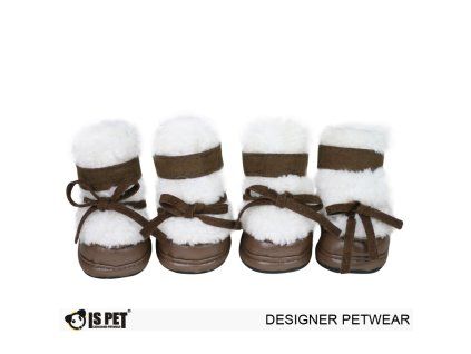 Botičky BOW hnědé S (Varianta Botičky BOW hnědé S)